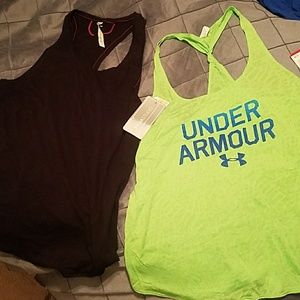 2 UNDER ARMOUR tanks LG NWT